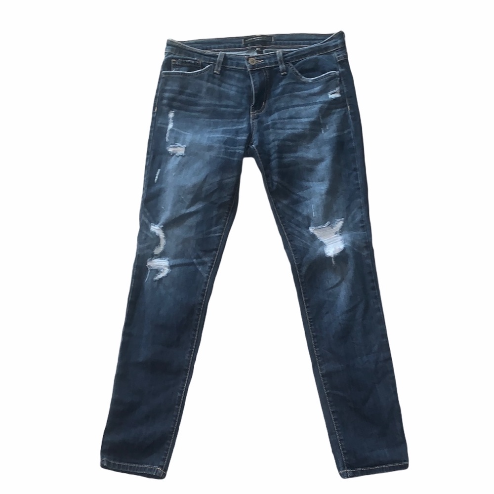 FLYING MONKEY Platinum distressed skinny jeans